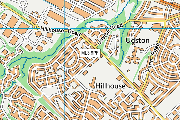 ML3 9PF map - OS VectorMap District (Ordnance Survey) ML3 9PF map - OS VectorMap District (Ordnance Survey)