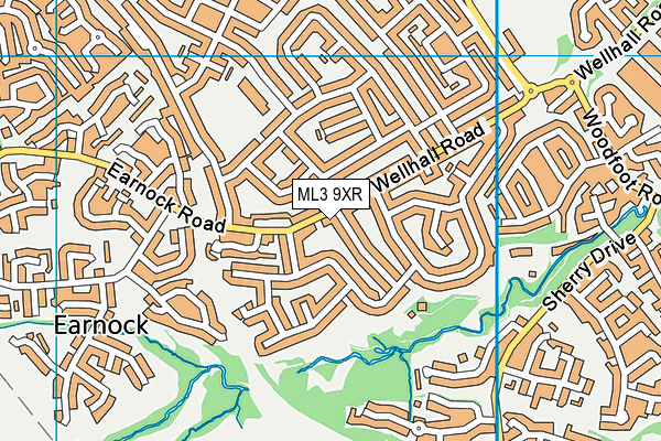 ML3 9XR map - OS VectorMap District (Ordnance Survey) ML3 9XR map - OS VectorMap District (Ordnance Survey)