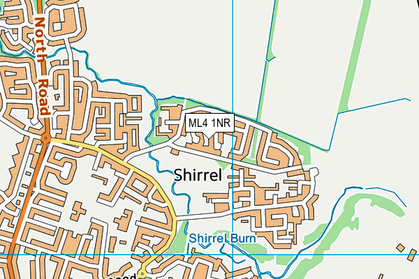 ML4 1NR map - OS VectorMap District (Ordnance Survey) ML4 1NR map - OS VectorMap District (Ordnance Survey)