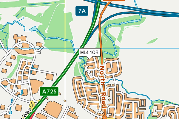 ML4 1QR map - OS VectorMap District (Ordnance Survey) ML4 1QR map - OS VectorMap District (Ordnance Survey)