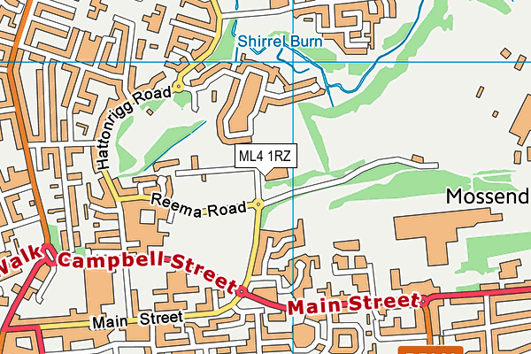 ML4 1RZ map - OS VectorMap District (Ordnance Survey) ML4 1RZ map - OS VectorMap District (Ordnance Survey)