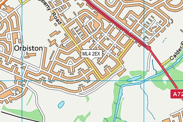 ML4 2EX map - OS VectorMap District (Ordnance Survey) ML4 2EX map - OS VectorMap District (Ordnance Survey)