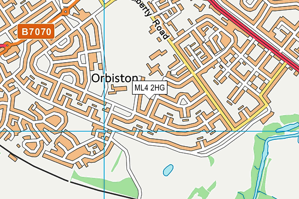 ML4 2HG map - OS VectorMap District (Ordnance Survey) ML4 2HG map - OS VectorMap District (Ordnance Survey)