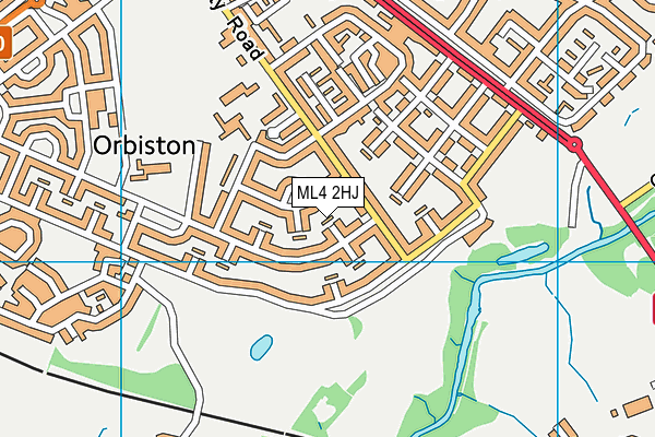 ML4 2HJ map - OS VectorMap District (Ordnance Survey) ML4 2HJ map - OS VectorMap District (Ordnance Survey)
