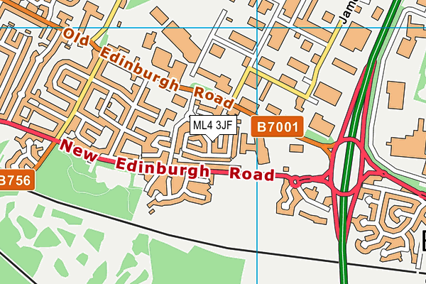 ML4 3JF map - OS VectorMap District (Ordnance Survey) ML4 3JF map - OS VectorMap District (Ordnance Survey)