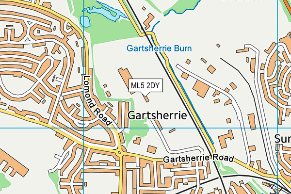 ML5 2DY map - OS VectorMap District (Ordnance Survey) ML5 2DY map - OS VectorMap District (Ordnance Survey)