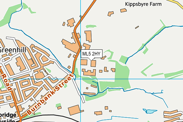 ML5 2HY map - OS VectorMap District (Ordnance Survey) ML5 2HY map - OS VectorMap District (Ordnance Survey)