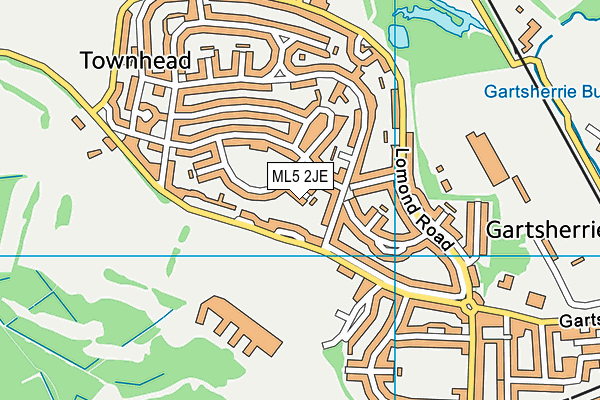 ML5 2JE map - OS VectorMap District (Ordnance Survey) ML5 2JE map - OS VectorMap District (Ordnance Survey)