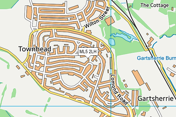 ML5 2LH map - OS VectorMap District (Ordnance Survey) ML5 2LH map - OS VectorMap District (Ordnance Survey)