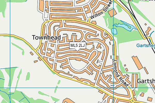 ML5 2LJ map - OS VectorMap District (Ordnance Survey) ML5 2LJ map - OS VectorMap District (Ordnance Survey)