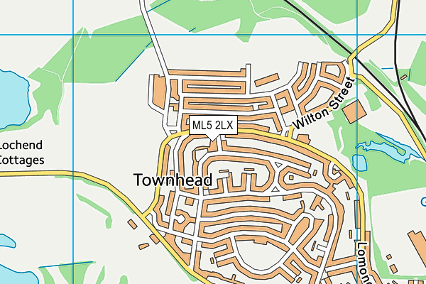 ML5 2LX map - OS VectorMap District (Ordnance Survey) ML5 2LX map - OS VectorMap District (Ordnance Survey)