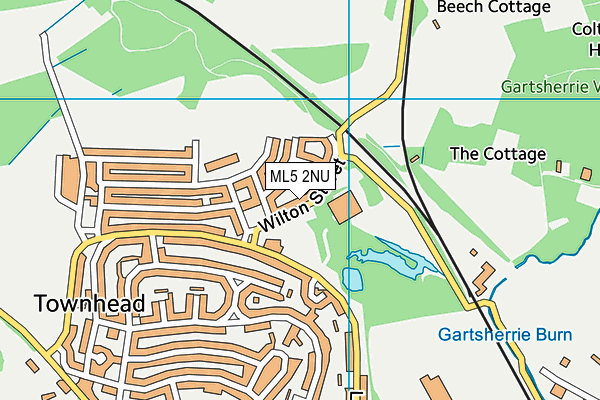 ML5 2NU map - OS VectorMap District (Ordnance Survey) ML5 2NU map - OS VectorMap District (Ordnance Survey)
