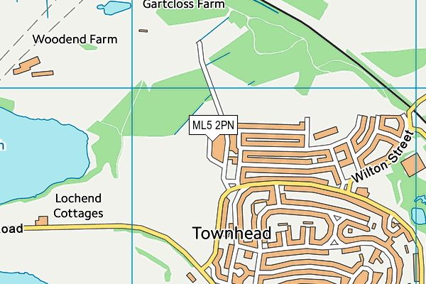 ML5 2PN map - OS VectorMap District (Ordnance Survey) ML5 2PN map - OS VectorMap District (Ordnance Survey)