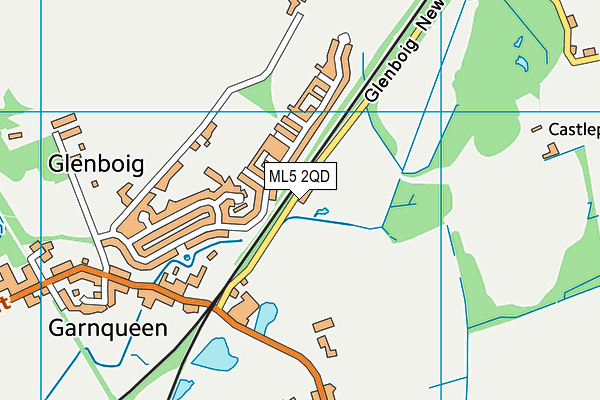 ML5 2QD map - OS VectorMap District (Ordnance Survey) ML5 2QD map - OS VectorMap District (Ordnance Survey)