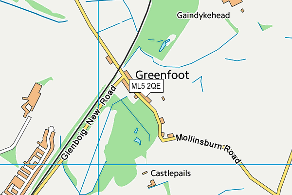 ML5 2QE map - OS VectorMap District (Ordnance Survey) ML5 2QE map - OS VectorMap District (Ordnance Survey)