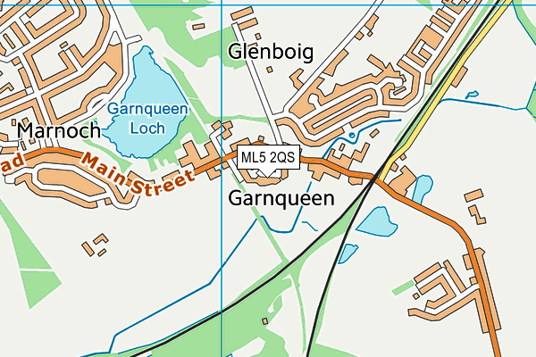 ML5 2QS map - OS VectorMap District (Ordnance Survey) ML5 2QS map - OS VectorMap District (Ordnance Survey)