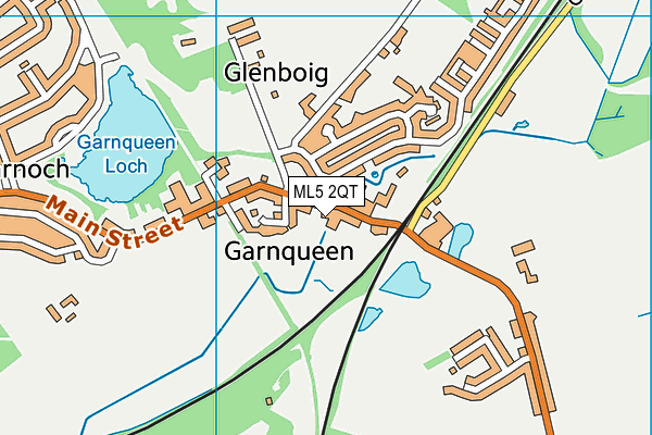 ML5 2QT map - OS VectorMap District (Ordnance Survey) ML5 2QT map - OS VectorMap District (Ordnance Survey)
