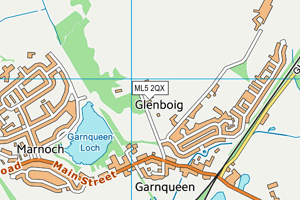 ML5 2QX map - OS VectorMap District (Ordnance Survey) ML5 2QX map - OS VectorMap District (Ordnance Survey)