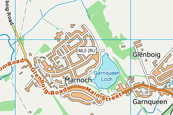 ML5 2RJ map - OS VectorMap District (Ordnance Survey) ML5 2RJ map - OS VectorMap District (Ordnance Survey)
