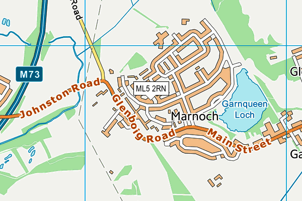 ML5 2RN map - OS VectorMap District (Ordnance Survey) ML5 2RN map - OS VectorMap District (Ordnance Survey)