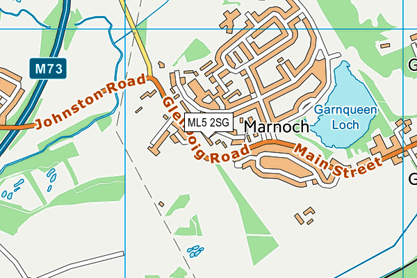 ML5 2SG map - OS VectorMap District (Ordnance Survey) ML5 2SG map - OS VectorMap District (Ordnance Survey)