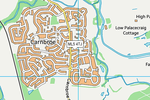 ML5 4TJ map - OS VectorMap District (Ordnance Survey) ML5 4TJ map - OS VectorMap District (Ordnance Survey)