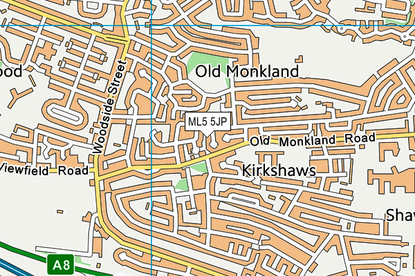 ML5 5JP map - OS VectorMap District (Ordnance Survey) ML5 5JP map - OS VectorMap District (Ordnance Survey)