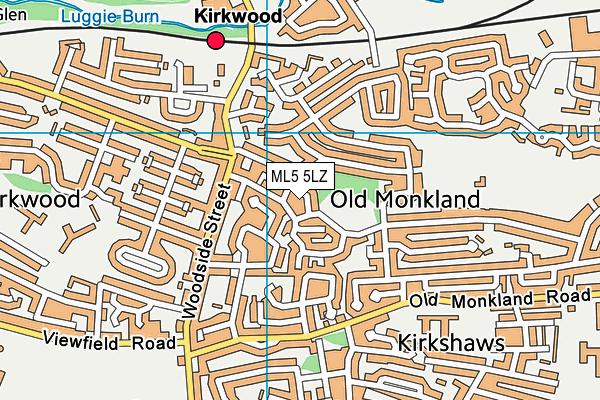 ML5 5LZ map - OS VectorMap District (Ordnance Survey) ML5 5LZ map - OS VectorMap District (Ordnance Survey)