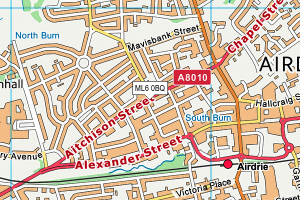 ML6 0BQ map - OS VectorMap District (Ordnance Survey) ML6 0BQ map - OS VectorMap District (Ordnance Survey)