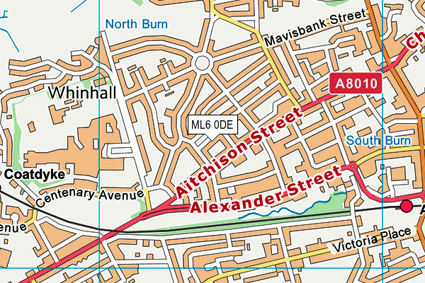 ML6 0DE map - OS VectorMap District (Ordnance Survey) ML6 0DE map - OS VectorMap District (Ordnance Survey)