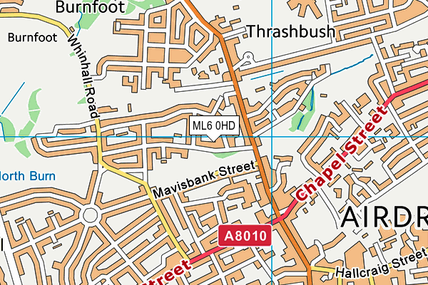 ML6 0HD map - OS VectorMap District (Ordnance Survey) ML6 0HD map - OS VectorMap District (Ordnance Survey)