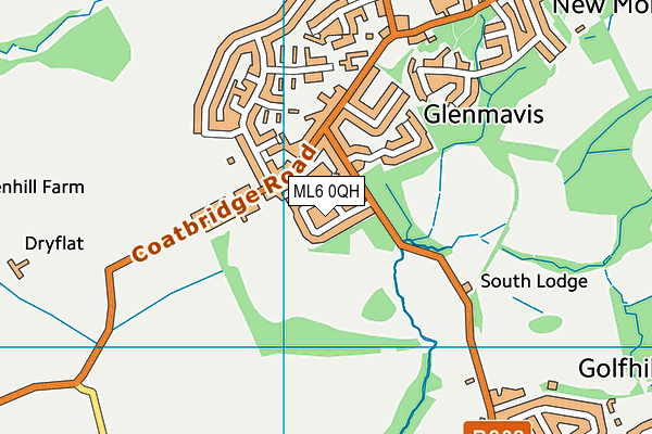 ML6 0QH map - OS VectorMap District (Ordnance Survey) ML6 0QH map - OS VectorMap District (Ordnance Survey)