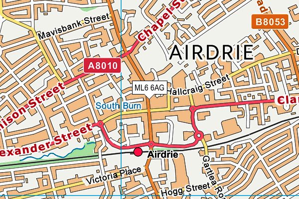 ML6 6AG map - OS VectorMap District (Ordnance Survey) ML6 6AG map - OS VectorMap District (Ordnance Survey)