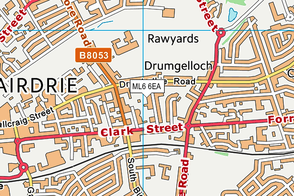 ML6 6EA map - OS VectorMap District (Ordnance Survey) ML6 6EA map - OS VectorMap District (Ordnance Survey)