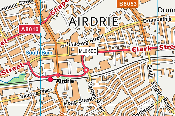 ML6 6EE map - OS VectorMap District (Ordnance Survey)