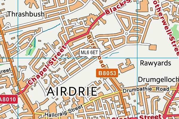 ML6 6ET map - OS VectorMap District (Ordnance Survey) ML6 6ET map - OS VectorMap District (Ordnance Survey)