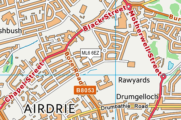 ML6 6EZ map - OS VectorMap District (Ordnance Survey) ML6 6EZ map - OS VectorMap District (Ordnance Survey)