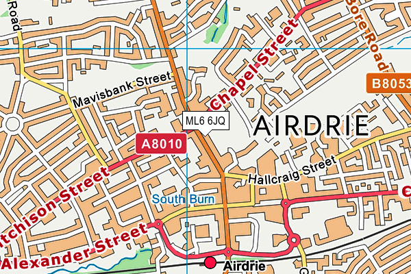 ML6 6JQ map - OS VectorMap District (Ordnance Survey) ML6 6JQ map - OS VectorMap District (Ordnance Survey)