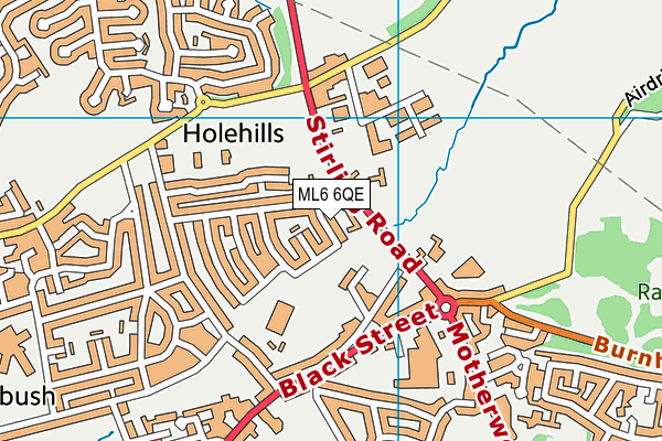 ML6 6QE map - OS VectorMap District (Ordnance Survey) ML6 6QE map - OS VectorMap District (Ordnance Survey)
