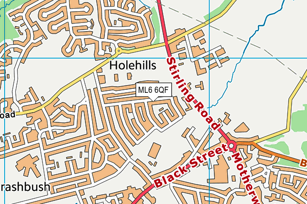 ML6 6QF map - OS VectorMap District (Ordnance Survey) ML6 6QF map - OS VectorMap District (Ordnance Survey)