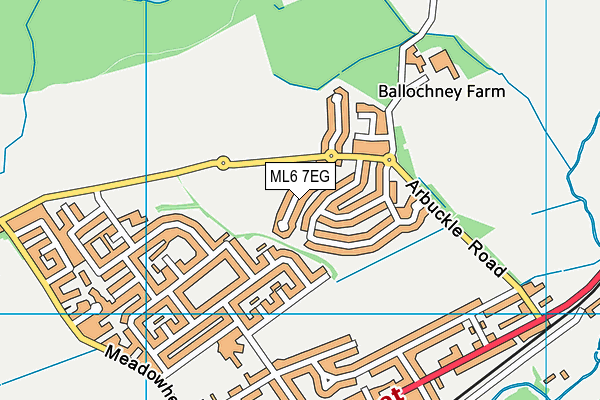 ML6 7EG map - OS VectorMap District (Ordnance Survey) ML6 7EG map - OS VectorMap District (Ordnance Survey)