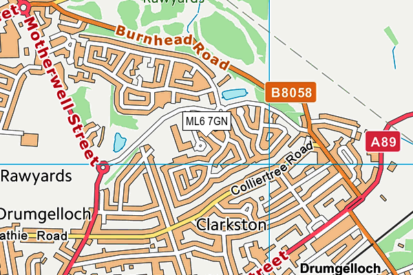 ML6 7GN map - OS VectorMap District (Ordnance Survey) ML6 7GN map - OS VectorMap District (Ordnance Survey)