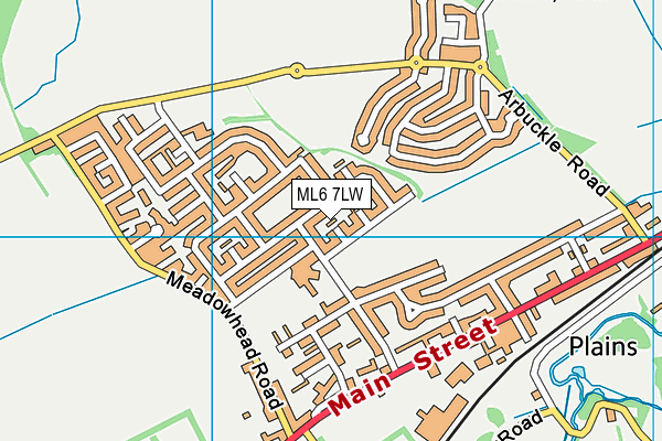 ML6 7LW map - OS VectorMap District (Ordnance Survey) ML6 7LW map - OS VectorMap District (Ordnance Survey)