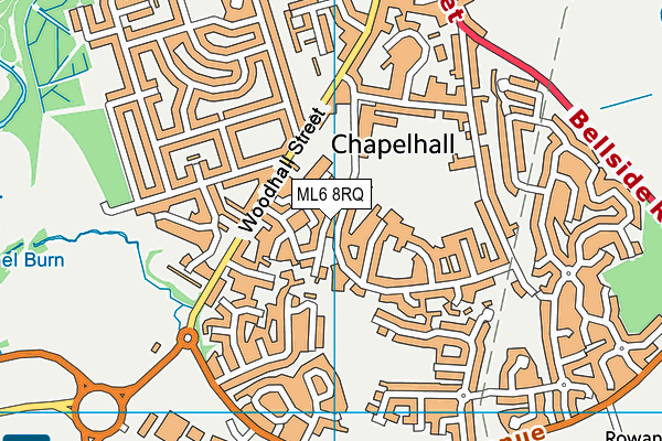 ML6 8RQ map - OS VectorMap District (Ordnance Survey) ML6 8RQ map - OS VectorMap District (Ordnance Survey)