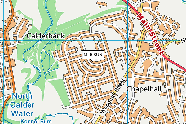 ML6 8UN map - OS VectorMap District (Ordnance Survey) ML6 8UN map - OS VectorMap District (Ordnance Survey)