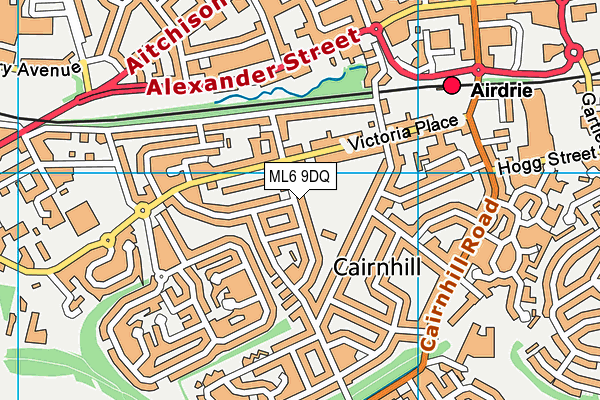 ML6 9DQ map - OS VectorMap District (Ordnance Survey) ML6 9DQ map - OS VectorMap District (Ordnance Survey)