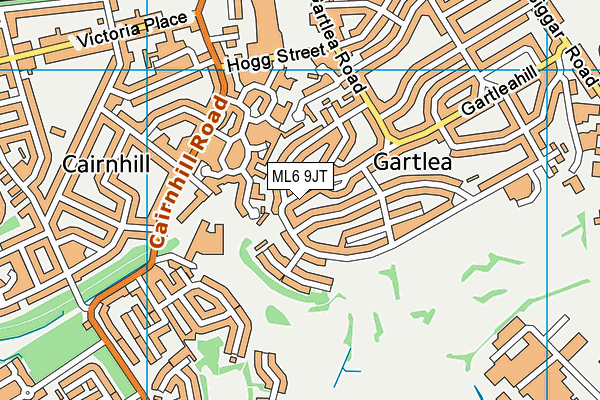 ML6 9JT map - OS VectorMap District (Ordnance Survey) ML6 9JT map - OS VectorMap District (Ordnance Survey)