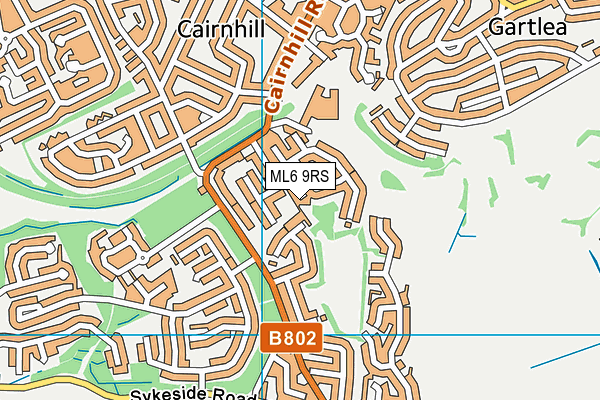 ML6 9RS map - OS VectorMap District (Ordnance Survey) ML6 9RS map - OS VectorMap District (Ordnance Survey)