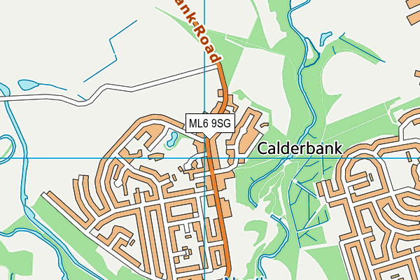 ML6 9SG map - OS VectorMap District (Ordnance Survey)