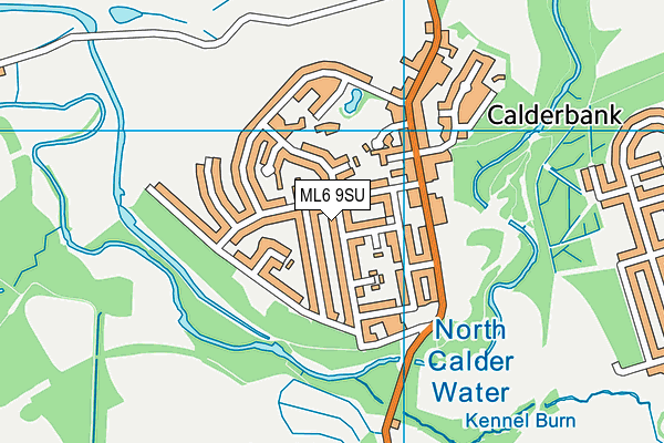 ML6 9SU map - OS VectorMap District (Ordnance Survey) ML6 9SU map - OS VectorMap District (Ordnance Survey)